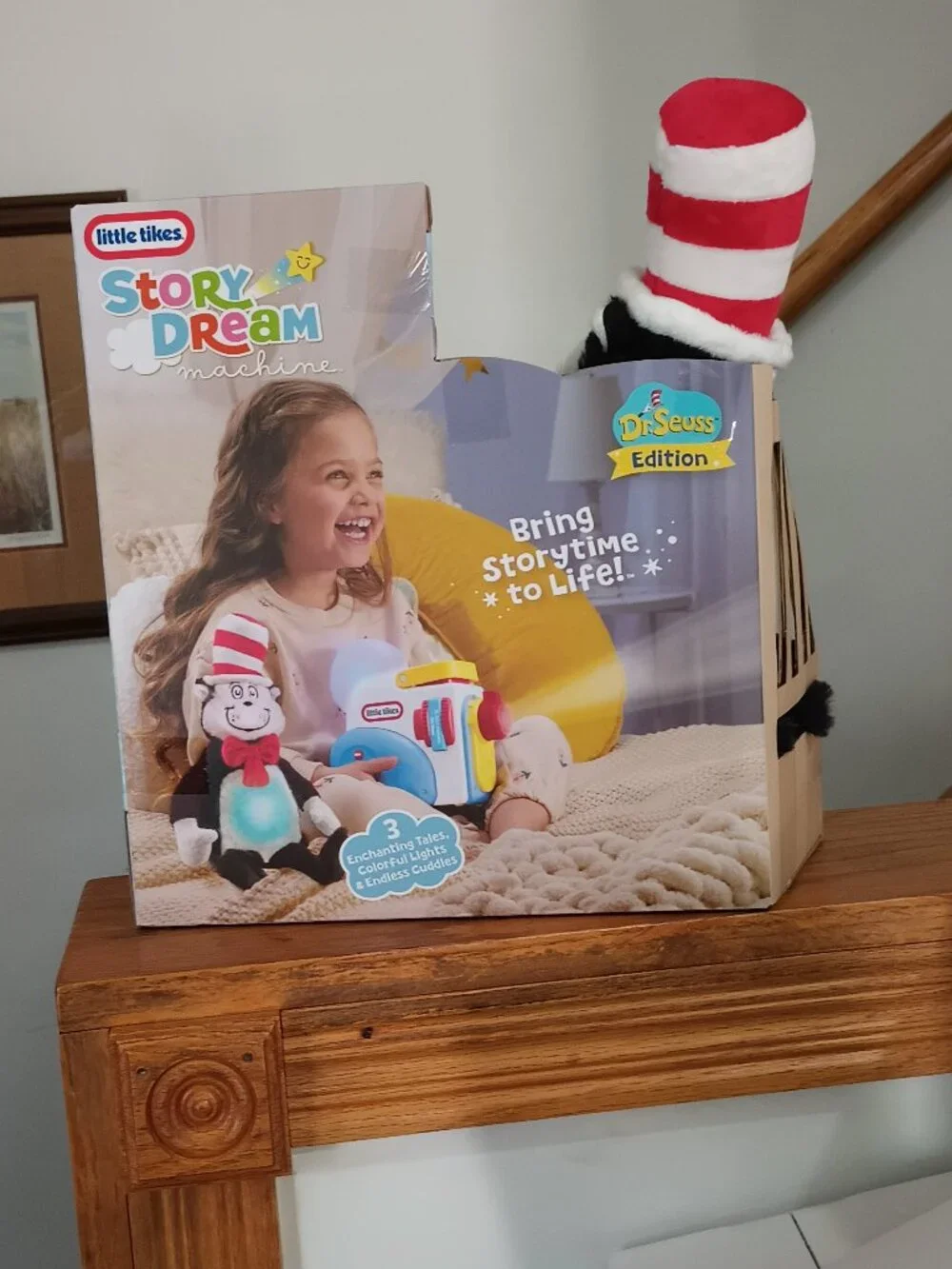 NEW Little Tikes Story Dreamers Cat in the Hat Plush Story Books Audio Toy
